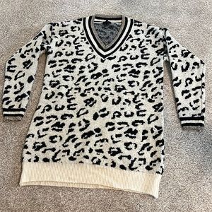 Animal print sweater